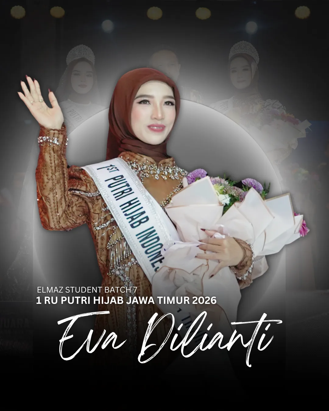 1st Runner Up Putri Hijab Jawa Timur 2026